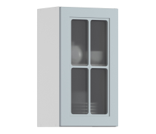 Навесные, MODERN шкаф навесной со стеклом 1 дв 40х72 см