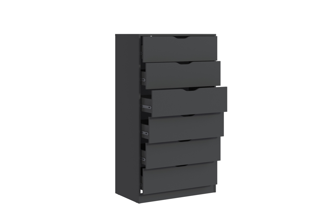 Комоды, Комод 6 ящиков Сапфир