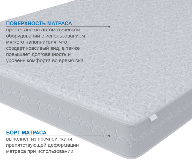 1200 x 2000, Матрас Наслаждение-Рафаэль 1200х2000
