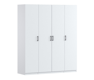 Шкаф четырехдверный Макс 2000 мм, вариант №4 (ЛДСП)