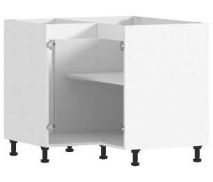 Шкаф-Стол Регина РСУР/1-90 угл равнст Белый