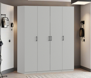 Шкаф четырехдверный Макс 2000 мм, вариант №1 (ЛДСП)