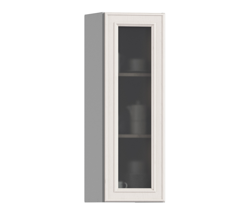 Классика, Классика шкаф навесной со стеклом 1 дв 28х93 см