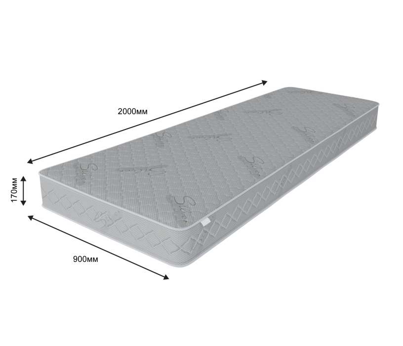 900 x 2000, Матрас Фиеста 900х2000