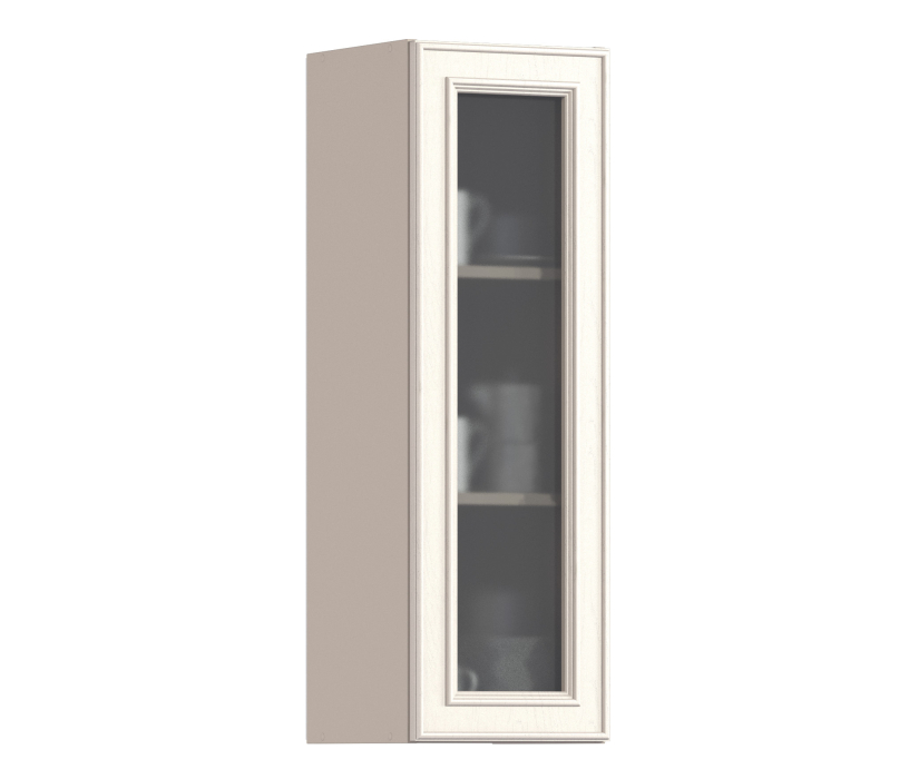 Классика, Классика шкаф навесной со стеклом 1 дв 30х93 см