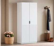 В спальню, Шкаф двухдверный Макс 1000 мм, вариант №5 (ЛДСП/МДФ)