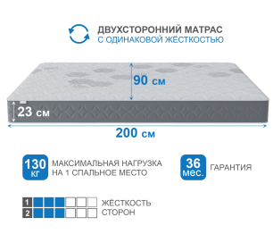 Столлайн / Матрас Слип-Соната 900х2000