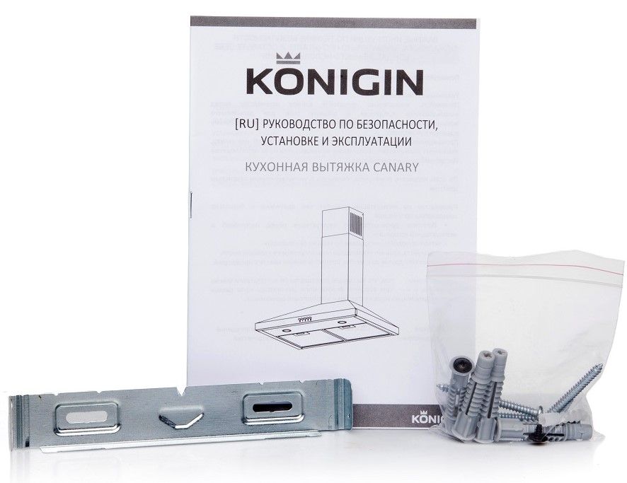 Вытяжки, Кухонная вытяжка Canary Black 60