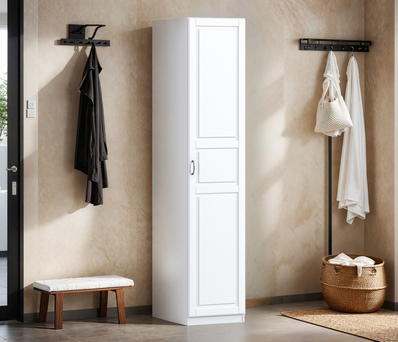 Для одежды, Шкаф однодверный Макс 500 мм, вариант №3 (ЛДСП/МДФ)