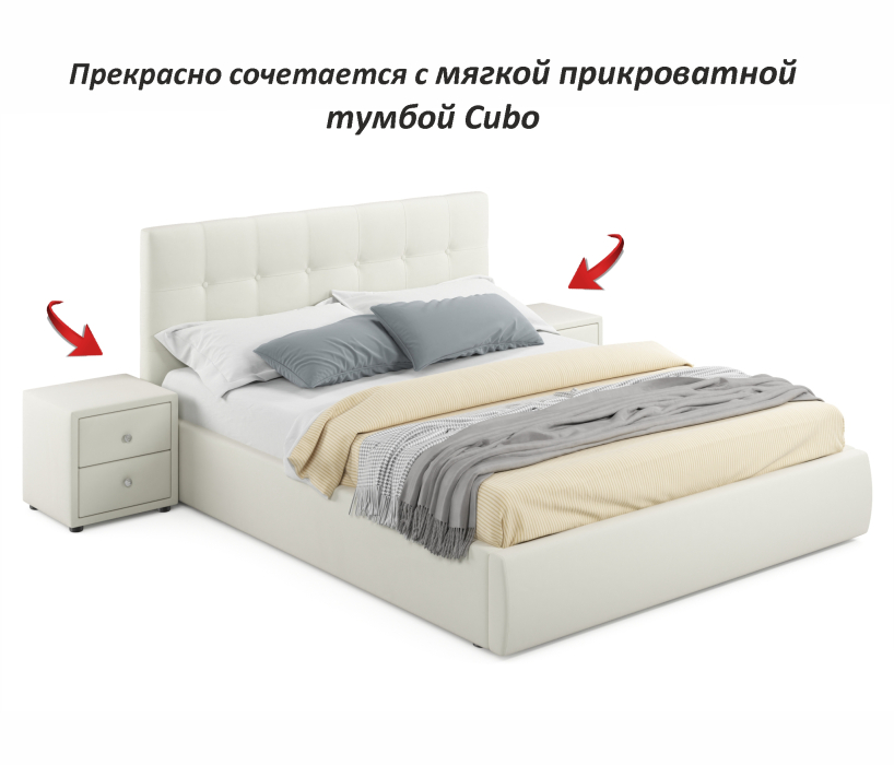 Мягкая кровать, Мягкая кровать Selesta 1600 с подъемным механизмом