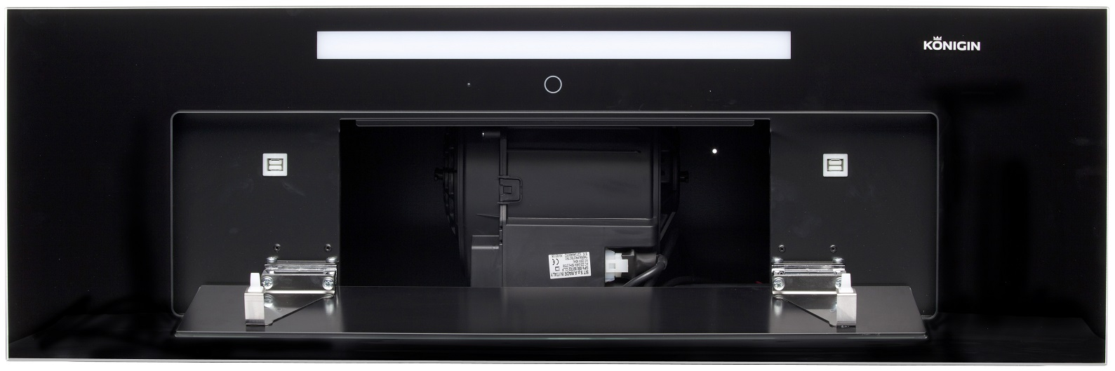 Вытяжки, Кухонная вытяжка Navi Black Glass 90