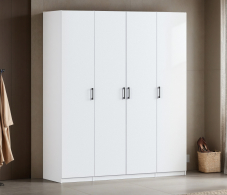 Для одежды, Шкаф четырехдверный Макс 2000 мм, вариант №4 (ЛДСП)