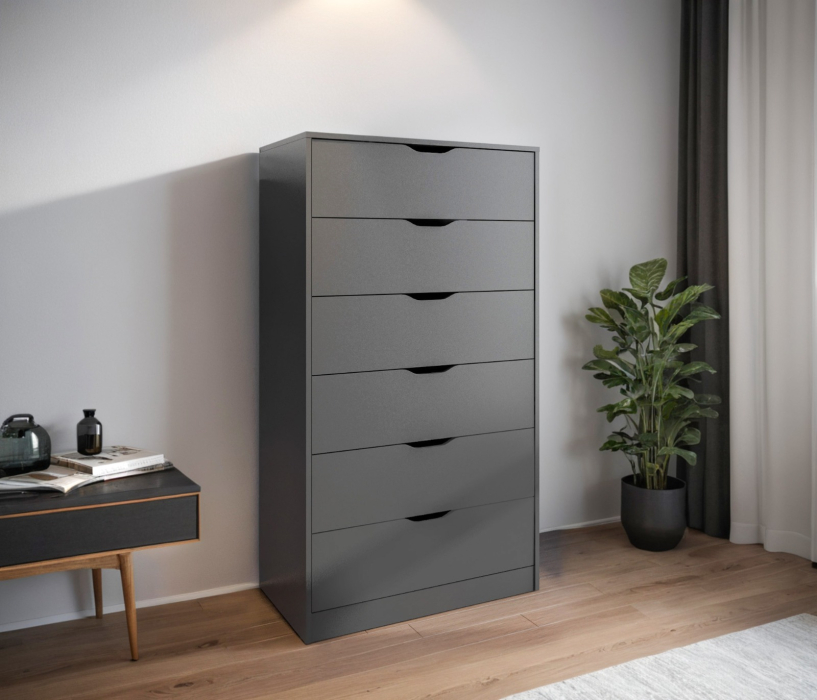 Комоды, Комод 6 ящиков Сапфир