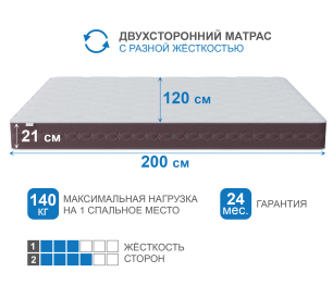 Столлайн / Матрас Корсика-Олимпик 1200х2000