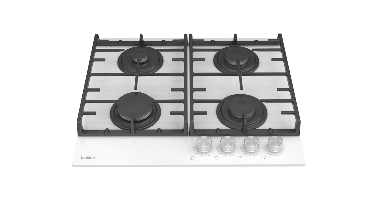 Встраиваемые варочные панели, Варочная панель газовая EVELUX HEG 600 WG