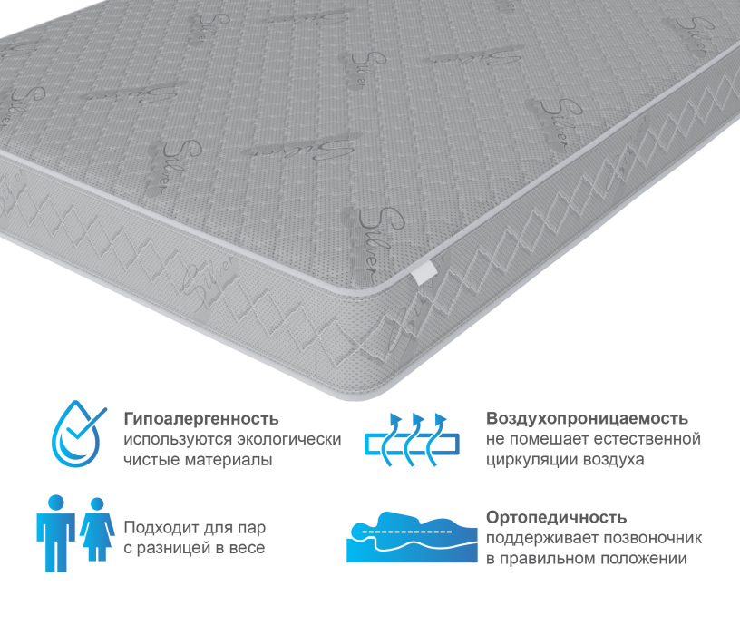 800 x 2000, Матрас Сити - Бормио 800*2000