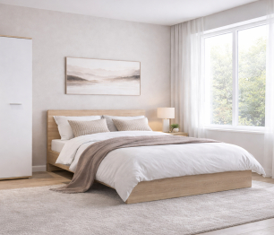 Кровать Мамбо СБ-2679 1600 с ортопед. основанием и матрасом Лорд