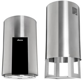 Кухонная вытяжка Equilibrium Steel Glass