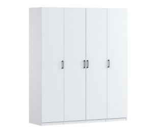 Шкаф четырехдверный Макс 2000 мм, вариант №1 (ЛДСП)