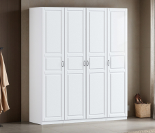 Для одежды, Шкаф четырехдверный Макс 2000 мм, вариант №3 (ЛДСП/МДФ)