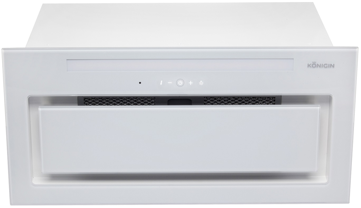 Вытяжки, Кухонная вытяжка Navi White Glass 60