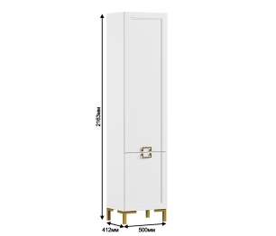 Комплект для гостиной с пеналами Ассоль, Белый